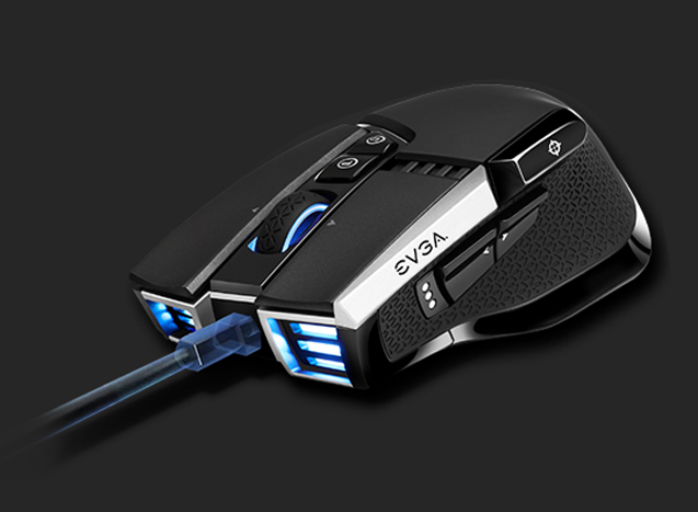 EVGA X17 Ergonomic USB Wired Gaming Mouse, 16,000 DPI - Newegg.com